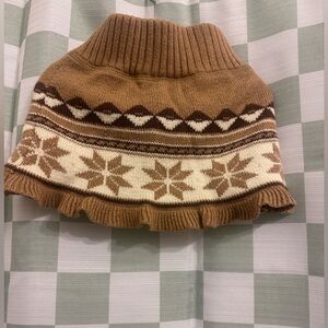 Toddler winter skirt